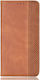Tel1 Tcl 405 406 408 Magnetic Buckle Retro Texture Book Case Brown