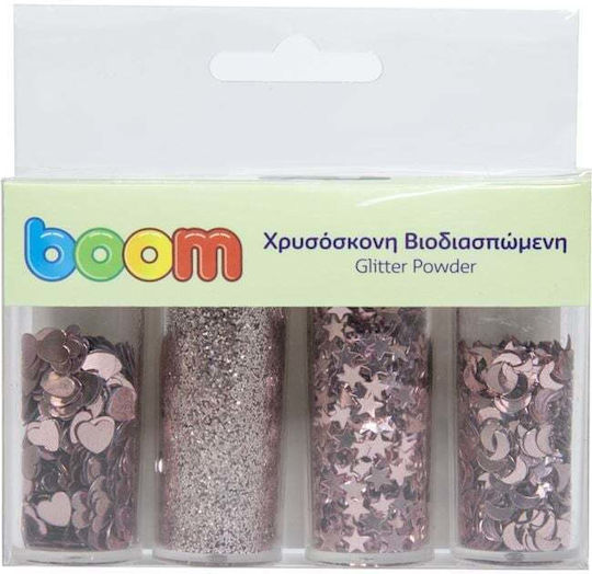 Boom Sclipici Biodegradabil Și Confetti Set Rose Gold Mtjf-1004px4