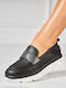 Damen Mokassins in Schwarz Farbe