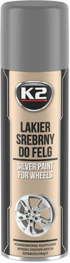 Melle. Spray Vopsea pentru Plastic Auto Argintiu 500ml