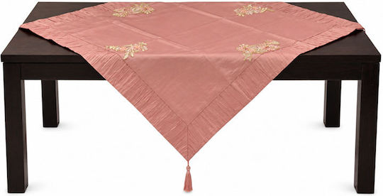 Inart Pink Tablecloth 90x90cm Inart Pink Tablecloth 90x90cm
