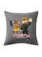 Roblox Μαξιλάρι Καναπέ Γκρι 100% Βαμβάκι Περιέχεται Γέμισμα 50x50cm