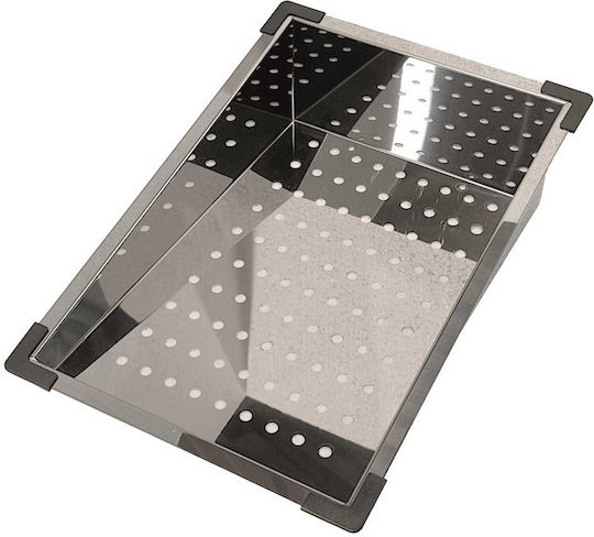Sanitec Sink Strainer Inox Silver 26.5x37.5cm