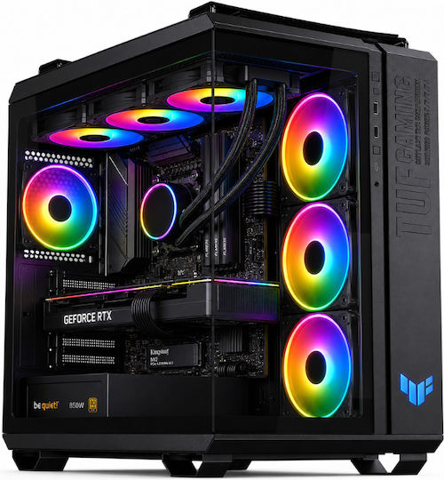 Vengeance Gamer's Choice Mariot TUF Edition-V8 Gaming Desktop PC (Ryzen 9-9900X3D/64GB DDR5/1.0TB SSD + 2TB SSD/GeForce RTX 5080/No OS)