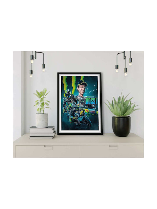 Poster Motogp Valentino Rossi Gp009 40cm X 50cm...