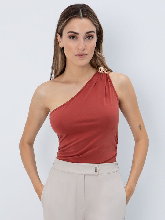 Toi&Moi Damen Bluse Rot