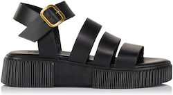 Prime Leather Sandals Black Prime Leather Sandals Black