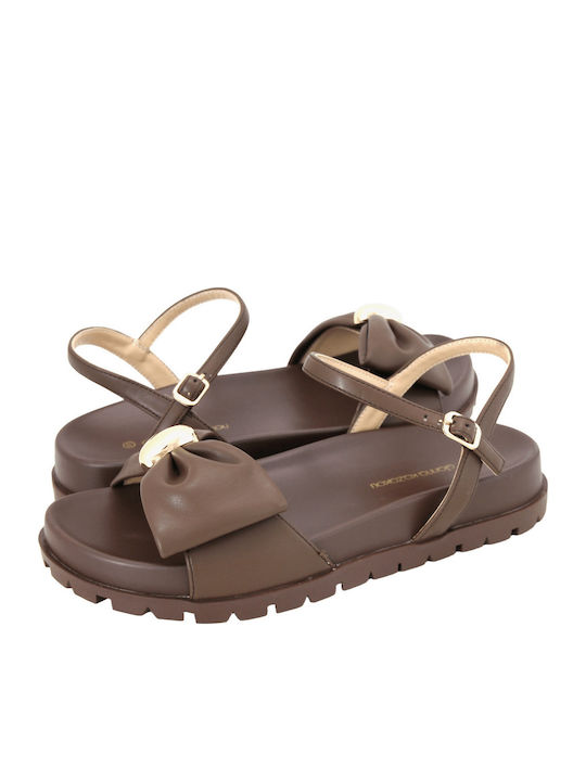 Gianna Kazakou Nether Leather Women's Flat Sand...