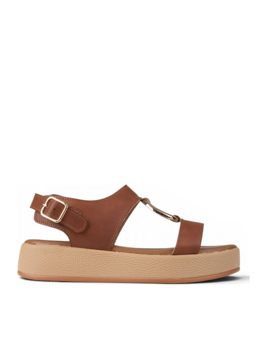 Women's Flat Sandals Brown