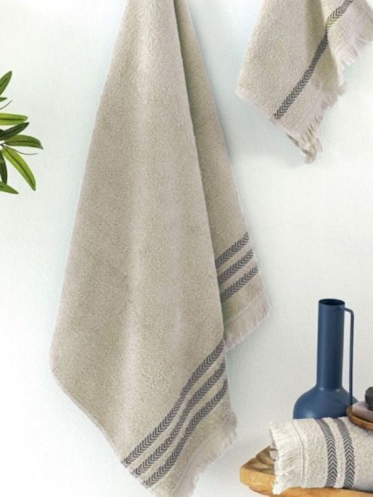 Palamaiki Set Bath Towels 3 pcs Janis Gray