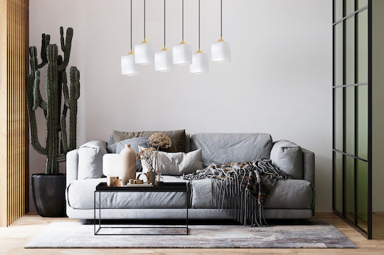 Light Home Κρεμαστό Φωτιστικό Μαύρο με Ντουί E27