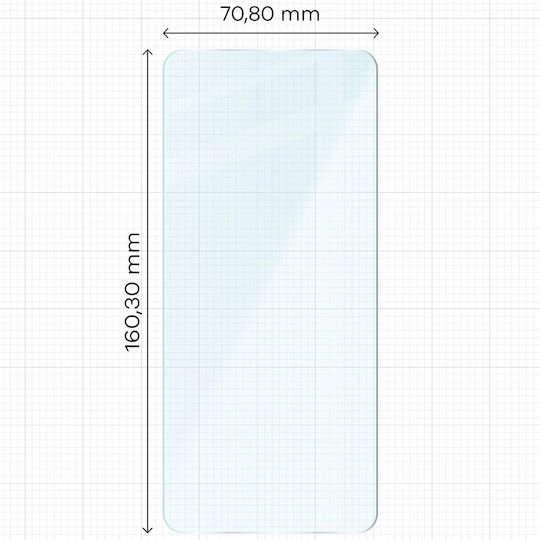 Bizon Glass Clear Duo Folie Protectie Telefon Tempered Glass Compatibil Motorola Moto G57 Power G67 Power Transparentă