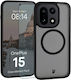 Bizonmobile 2 In 1 Protection Kit Bizon Matteo Case Bizon Glass Edge Tempered Glass Screen Protector Compatible Oneplus 15 Black