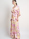 Summer Maxi Dress for Wedding / Christening Pink