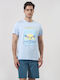 T-shirt Γαλαζιο