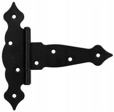Domax Decorative Triangle Hinge 125mm Black Chests