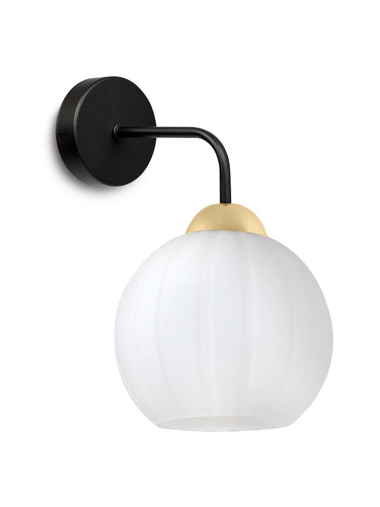 Light Home Μοντέρνο Φωτιστικό Τοίχου με Ντουί E...