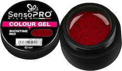 Gel UV Roșu 5ml Showtime Sensopro Milano