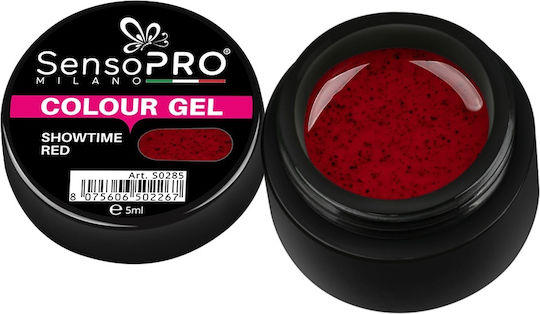 Gel UV Roșu 5ml Showtime Sensopro Milano