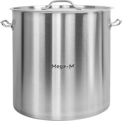 Mega-M Професионална Тенджера Капацитет 71л с Диаметър 45см и Височина 45см Mega-M Професионална Тенджера Капацитет 71л с Диаметър 45см и Височина 45см