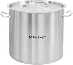 Mega-M Професионална Тенджера Капацитет 25л с Диаметър 32см и Височина 32см Mega-M Професионална Тенджера Капацитет 25л с Диаметър 32см и Височина 32см