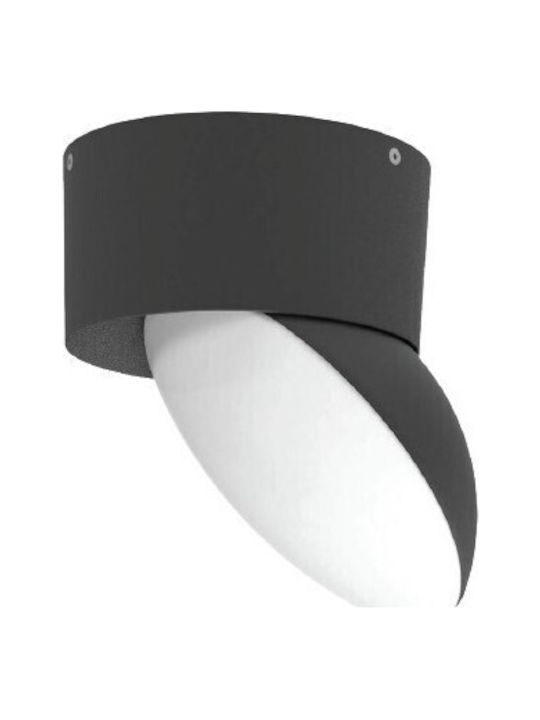 Inlight Iluminat Exterior Montat pe Perete LED 7W cu Lumină Albă Reglabilă 13x13cm