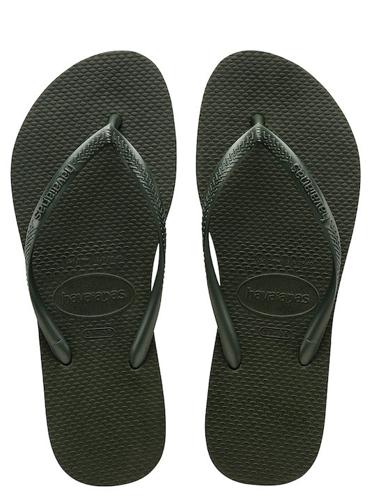 Havaianas Slim Flip Flops in Green Colour