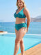 Women's Bikini Q3109 Set Bikini with Light Padding Green