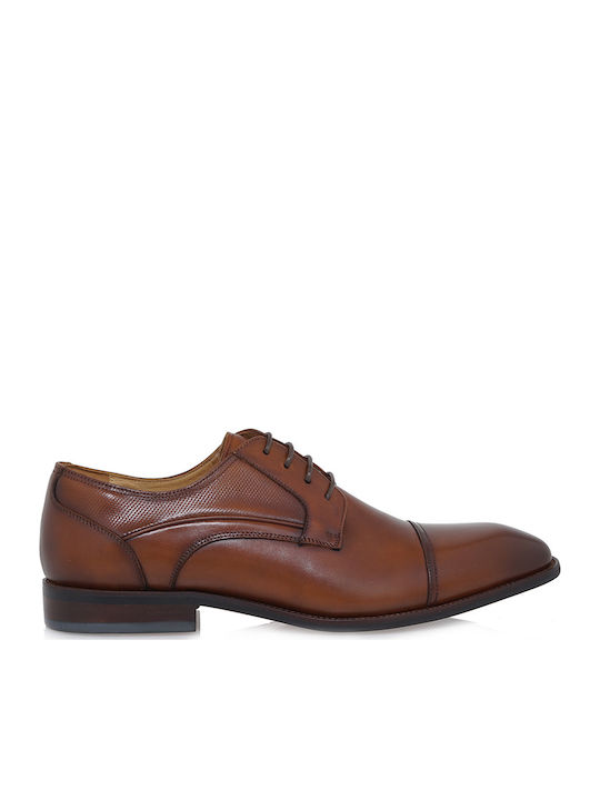 Pantofi Eleganți Pentru Bărbați Din Piele Tabac Maro