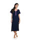 Primavera Summer Women's Nightgown Blue