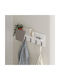 Shally Dogan Wall Hanger 8 Hooks White