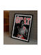 Poster Nba Michael Jordan Aka Goat Snk290 40cm X 50cm Κορνίζα Καφέ Ξύλου