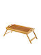 Bakaji Bambus Bett-Tablett 50x30x22cm