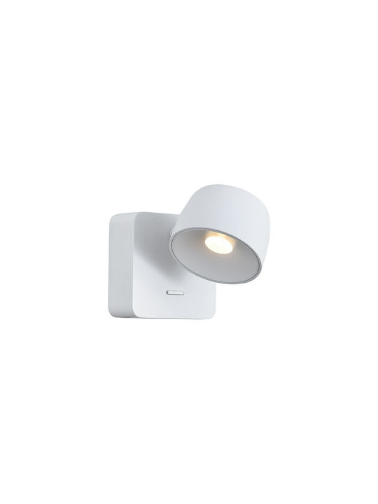VK Lighting Φωτιστικό Τοίχου με Ενσωματωμένο LED και Θερμό Λευκό Φως