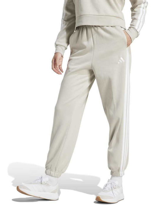 adidas Essentials Pantaloni Trening Dama Fleece Bej
