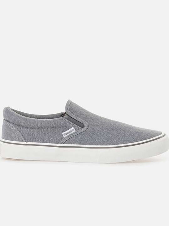Canvas Men's Slip-On Gray