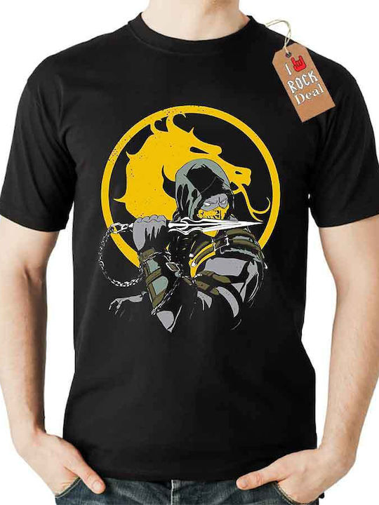 Mortal Kombat T-shirt Μαύρο