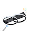 Keskor Ceiling Light 41cm Black with Integrated LED