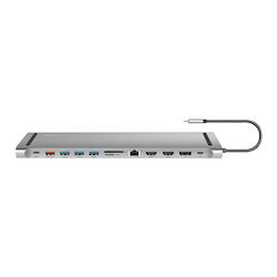 LogiLink USB-C Docking Station With HDMI DisplayPort PD