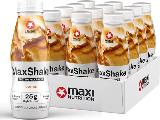MaxiNutrition MaxShake Fara Lactoza Cu Aromă Coffee 12x330ml