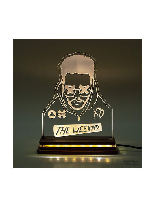 World of Wood Decorative Table Lamp The Weeknd ...
