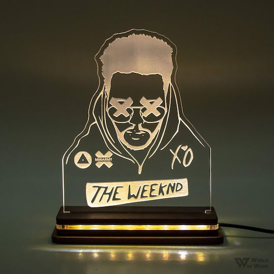 World of Wood Dekorative Tischlampe The Weeknd LED World of Wood Dekorative Tischlampe The Weeknd LED