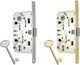 Mesoporta Lock Agb Mediana 50x90 Recessed Oval Faceplate Nickel Gold Nickel
