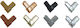 Corner Decorative Aluminium Profile Sticker Internal Showcase Wooden Door Chrome