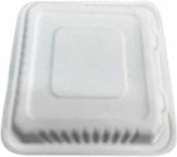e-exoplismos Set 50 Boxes Made of Sugar Cane 20x20x6.5cm