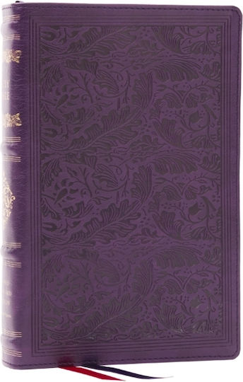 Rsv Personal Size Bible With Cross References, Purple Leathersoft, Thumb Indexed, (sovereign Collection) - Thomas Nelson Publishers - Leather / Fine Binding