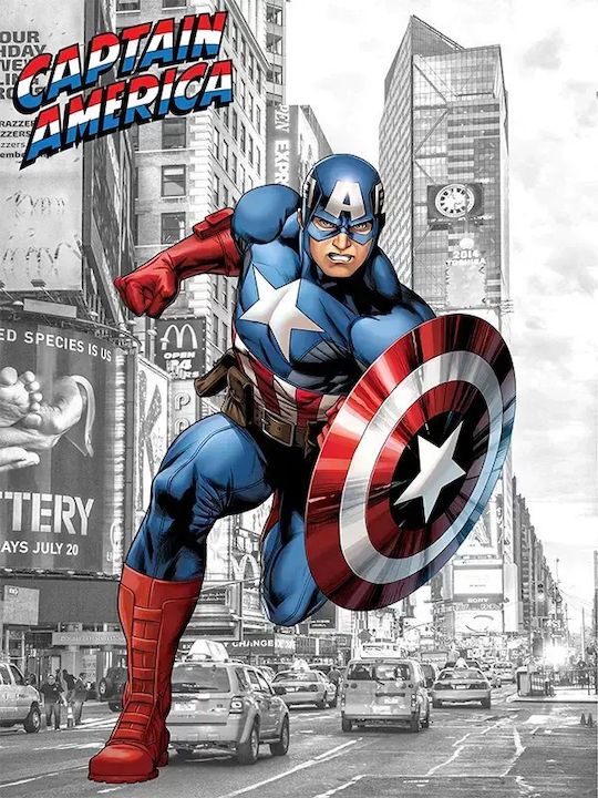 Poster Comic Captain America Cm004 40cm X 50cm