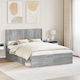 vidaXL Wooden Bed Headboard Gray 141.5x100cm
