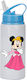 Kinder Trinkflasche Mickey Mouse 600ml Weiß Blau Deckel