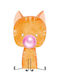 Παιδική Αφίσα Little Cat 50x40εκ.